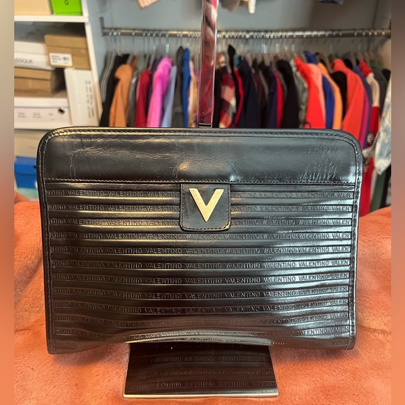Beautiful black Valentino Clutch bag